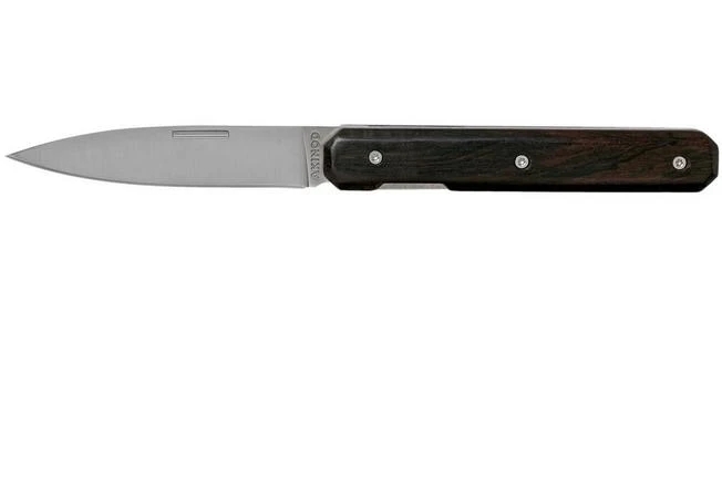 Akinod Utility Folding Knife 18H07 Ebony Wood, Gentleman's Knife 1 Akinod Utility Folding Knife 18H07 Ebony Wood, Gentleman's Knife