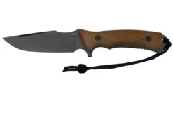 ANV Knives M311 SPELTER DLC Elmax, Coyote Micarta Handle, Black Kydex Sheath, Survival Knife