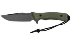 ANV Knives M311 SPELTER DLC Elmax, Olive Micarta Handle, Black Kydex Sheath, Survival Knife