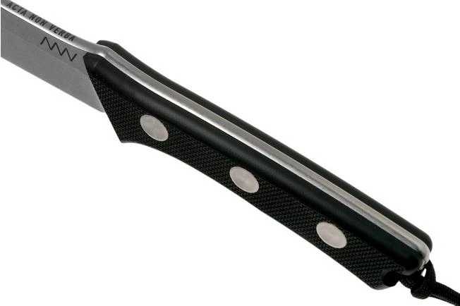 ANV P300 N690, Black G10 P300-015, Black Leather Sheath, Survival Knife 5 ANV P300 N690, Black G10 P300-015, Black Leather Sheath, Survival Knife - Image 5