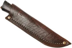 Autine Damascus Bushcraft, Wengé, Damask, Brown RH Sheath, Bushcraft Knife -Victorinox Store AT BUS WNG DAM 07 autine at bus wng dam 07