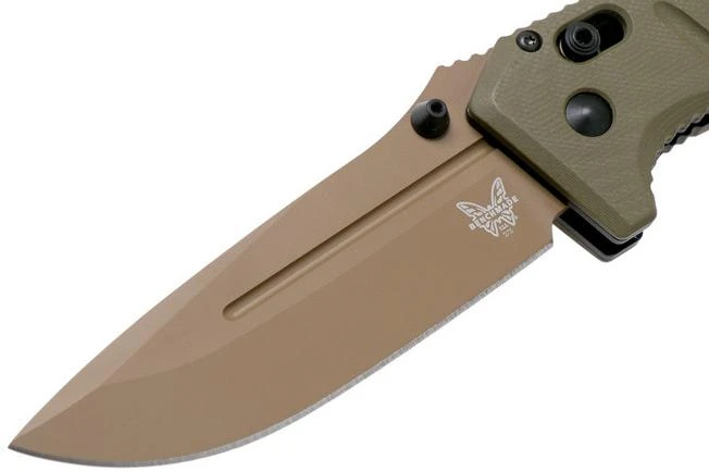 Benchmade 275FE-2 Sibert Adamas OD Green G10, Flat Earth Pocket Knife, Shane Sibert Design 3 Benchmade 275FE-2 Sibert Adamas OD Green G10, Flat Earth Pocket Knife, Shane Sibert Design - Image 3