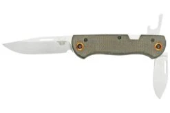 Benchmade Weekender 317-1 Green Canvas Micarta, Slipjoint Pocket Knife