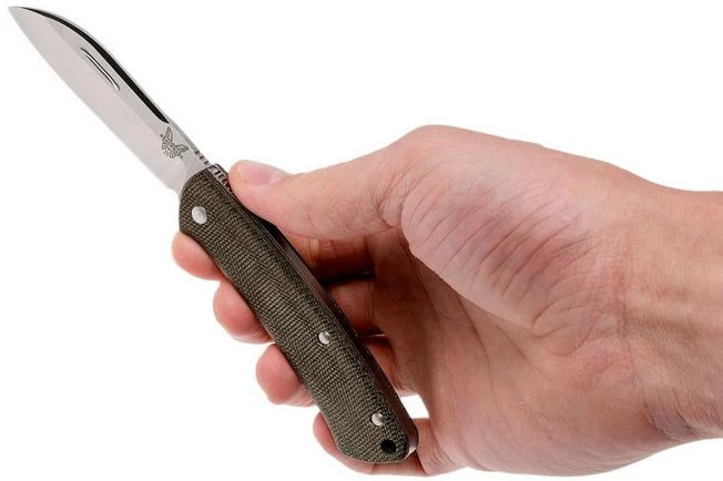 Benchmade Proper 319 Canvas Micarta Slipjoint Pocket Knife 8 Benchmade Proper 319 Canvas Micarta Slipjoint Pocket Knife - Image 8