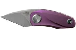 Bestech Tulip Ball Lock Purple BT1912C Pocket Knife, Ostap Hel Design