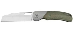 Bestech SYN BT2306B Bead Blast Titanium Black Canvas Micarta, Pocket Knife