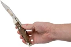 Böker Jagdmesser Duo Jäger Gold 114025 Hunting Knife With Leather Sheath -Victorinox Store BO114025 08 boker