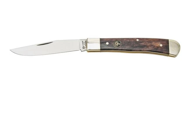 Böker Trapper Bone Buckskin 119949 Slipjoint Pocket Knife 1 Böker Trapper Bone Buckskin 119949 Slipjoint Pocket Knife