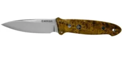 Böker Cub Curly Birch 127661 Fixed Knife, Lucas Burnley Design