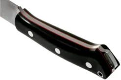 Bark River Fox River CPM 3V, Black Canvas Micarta With Red Liners -Victorinox Store BRK01 123BRKC RL 04 bark river knives