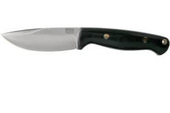 Bark River North Country EDC CPM 154, Black Canvas Micarta, Mosaic Pins Fixed Knife