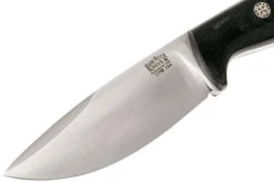 Bark River North Country EDC CPM 154, Black Canvas Micarta, Mosaic Pins -Victorinox Store BRK02 054BRKC MP 03 bark river brk02 054brkc mp 03