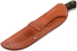 Bark River GamesKeeper A2, Black Green Linen Micarta, Brown Sheath -Victorinox Store BRK02 121BGL 08 bark river brk02 121bgl 08