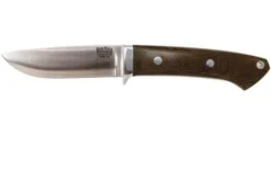 Bark River Classic Drop Point Hunter CPM 3V, Green Canvas Micarta, Red Liners