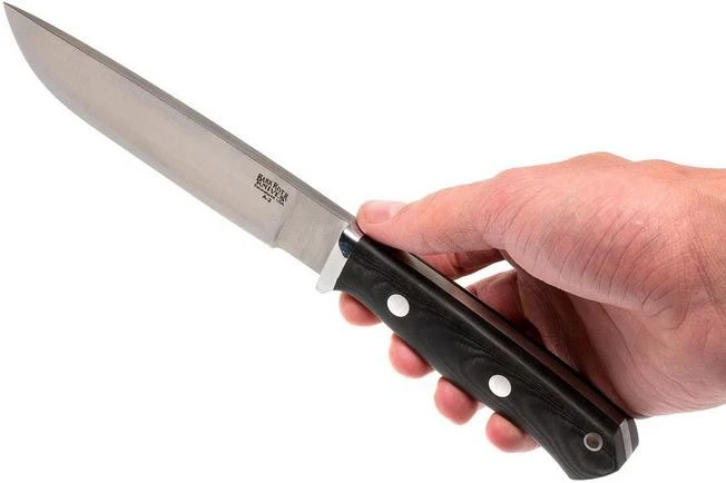 Bark River GamesKeeper II A2, Matte Black Linen Micarta 6 Bark River GamesKeeper II A2, Matte Black Linen Micarta - Image 6