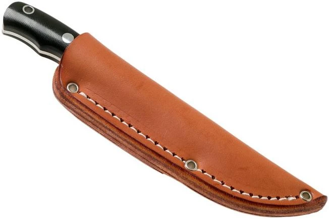 Bark River Lil’ Canadian CPM 3V Black Canvas Micarta Fixed Knife 6 Bark River Lil’ Canadian CPM 3V Black Canvas Micarta Fixed Knife - Image 6