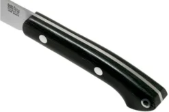 Bark River Bird & Trout CPM S45VN, Black Canvas Micarta -Victorinox Store BRK04 171BCM 05 bark river knives