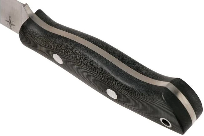Bark River Mini Aurora CPM 3V, Black Linen Matte Micarta, Hollow Pins 4 Bark River Mini Aurora CPM 3V, Black Linen Matte Micarta, Hollow Pins - Image 4