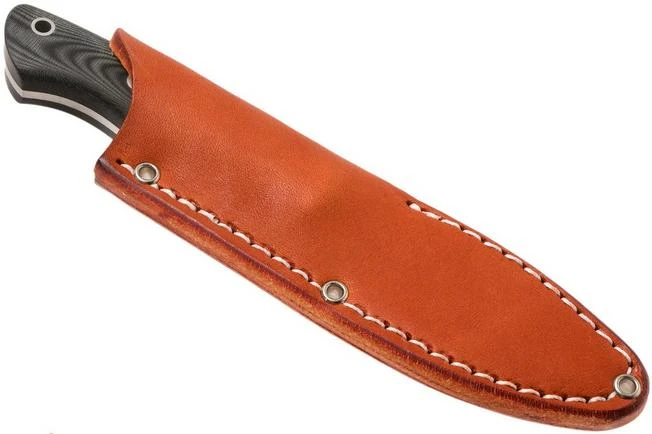 Bark River Mini Aurora CPM 3V, Black Linen Matte Micarta, Hollow Pins 6 Bark River Mini Aurora CPM 3V, Black Linen Matte Micarta, Hollow Pins - Image 6