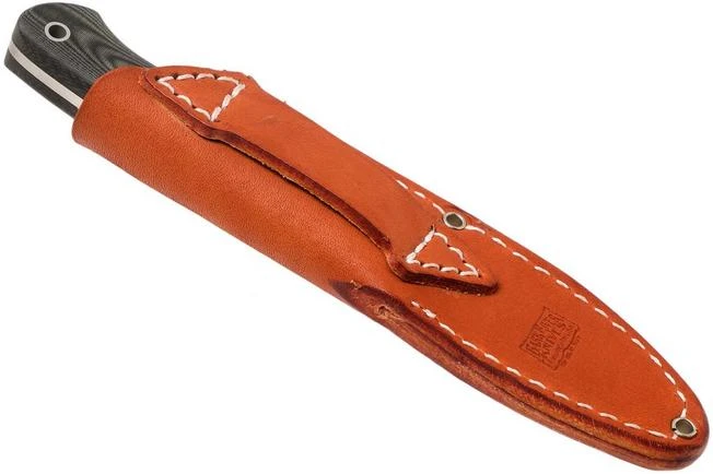 Bark River Mini Aurora CPM 3V, Black Linen Matte Micarta, Hollow Pins 7 Bark River Mini Aurora CPM 3V, Black Linen Matte Micarta, Hollow Pins - Image 7