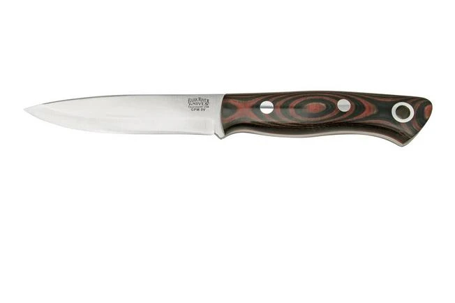 Bark River Aurora Scandi CPM 3V Red & Black Linen Micarta, Red Liner, Fixed Knife 1 Bark River Aurora Scandi CPM 3V Red & Black Linen Micarta, Red Liner, Fixed Knife