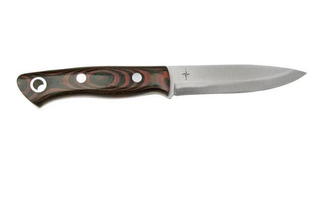 Bark River Aurora Scandi CPM 3V Red & Black Linen Micarta, Red Liner, Fixed Knife 2 Bark River Aurora Scandi CPM 3V Red & Black Linen Micarta, Red Liner, Fixed Knife - Image 2
