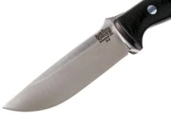 Bark River Gunny A2, Black Canvas Micarta, Brown Sheath -Victorinox Store BRK07 011BRKC 03 bark river brk07 011brkc 03