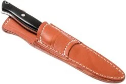 Bark River Gunny A2, Black Canvas Micarta, Brown Sheath -Victorinox Store BRK07 011BRKC 07 bark river brk07 011brkc 07