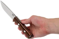 Bark River Bravo 1 LT CPM 3V Field Knife, Desert Ironwood -Victorinox Store BRK07 127DIW 07 bark river