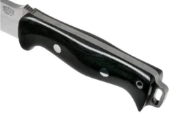 Bark River Bravo 2 CPM 3V, Black Canvas Micarta Outdoor Knife -Victorinox Store BRK07 221BCM 05 bark river knives