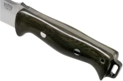 Bark River Bravo 2 CPM 3V, Green Canvas Micarta Outdoor Knife -Victorinox Store BRK07 221GCM 05 bark river knives