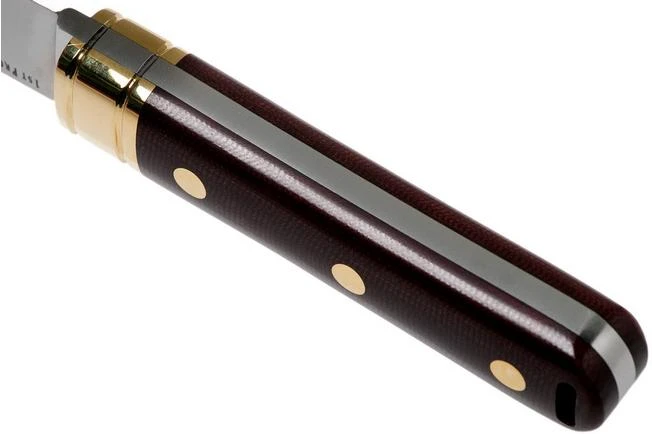 Bark River Kitsuné Tanto CPM 154, Burgundy Canvas Micarta Fixed Knife 4 Bark River Kitsuné Tanto CPM 154, Burgundy Canvas Micarta Fixed Knife - Image 4