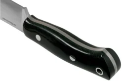 Bark River Kalahari Camp Knife 2 CPM 3V Black Canvas Micarta Outdoor Knife -Victorinox Store BRK12 223BCM 04 bark river knives