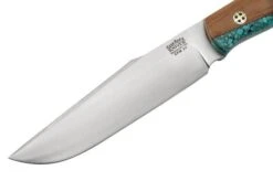 Bark River Ultra Lite Field Knife CPM 3V Gunmetal Texas Fence Post Mosaic Pins, Bushcraft Knife -Victorinox Store BRK14 121GTFPMP 03 barkriver