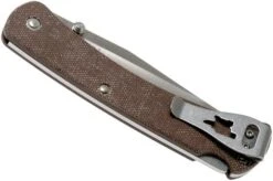 Buck 110 Slim Knife Pro Brown Micarta 0110BRS4 Pocket Knife -Victorinox Store BUCK110BRS4 04 buck