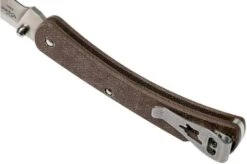 Buck 110 Slim Knife Pro Brown Micarta 0110BRS4 Pocket Knife -Victorinox Store BUCK110BRS4 05 buck