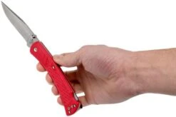 Buck 110 Slim Knife Select Red 0110RDS1 Pocket Knife -Victorinox Store BUCK110RDS2 C 08 buck