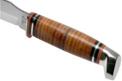 Case Gut Hook, Leather Hunter, 00517, 375-4G SS Hunting Knife -Victorinox Store CE00517 05 case