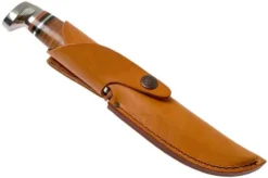 Case Gut Hook, Leather Hunter, 00517, 375-4G SS Hunting Knife -Victorinox Store CE00517 06 case