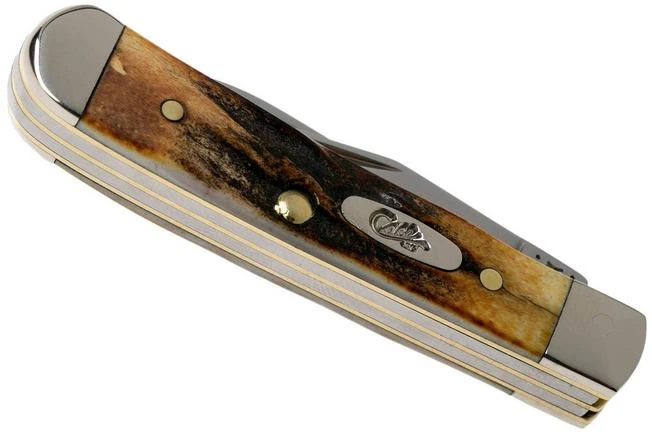 Case Tiny Trapper Genuine Stag 05968, 52154W SS Pocket Knife 4 Case Tiny Trapper Genuine Stag 05968, 52154W SS Pocket Knife - Image 4