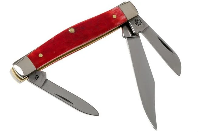 Case Medium Stockman Dark Red Bone, Standard Jig, 06981, 6344 CV Pocket Knife 2 Case Medium Stockman Dark Red Bone, Standard Jig, 06981, 6344 CV Pocket Knife - Image 2