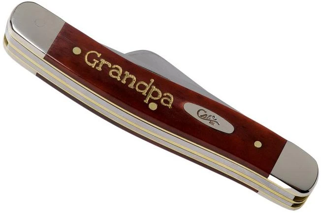 Case Stockman Chestnut Bone Smooth, Embellished Medium Trapper In Gift Tin, 10431, 6318 SS Pocket Knife 4 Case Stockman Chestnut Bone Smooth, Embellished Medium Trapper In Gift Tin, 10431, 6318 SS Pocket Knife - Image 4