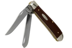 Case Mini Trapper Smooth Brown Synthetic, 11794, 4207 SS Pocket Knife