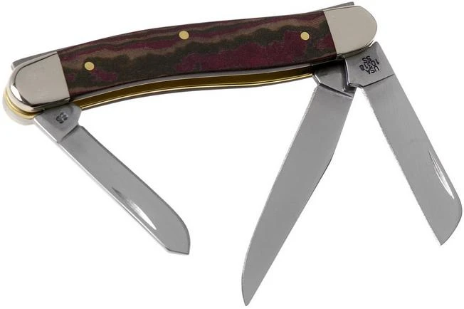 Case Medium Stockman Rustic Red Richlite, 13622, 10318 SS Pocket Knife 2 Case Medium Stockman Rustic Red Richlite, 13622, 10318 SS Pocket Knife - Image 2