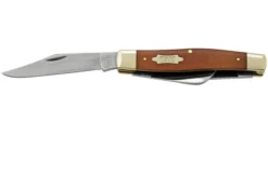 Case Large Stockman Natural Canvas Micarta, 23693, 10375 SS, Pocket Knife