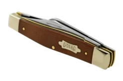 Case Large Stockman Natural Canvas Micarta, 23693, 10375 SS, Pocket Knife -Victorinox Store CE23693 07 case
