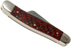 Case Medium Stockman Red & Black Carbon Fibre, 25928, 10318 CV Pocket Knife -Victorinox Store CE25928 04 case