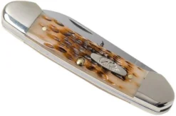 Case Canoe Amber Jigged Bone, 00263, 62131 CV Pocket Knife -Victorinox Store CE263 05 case ce263 05
