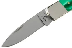Case Lockback SparXX Green Pearl Kirinite Smooth, 27372, 101225L SS Pocket Knife -Victorinox Store CE27372 03 case