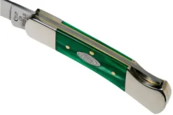 Case Lockback SparXX Green Pearl Kirinite Smooth, 27372, 101225L SS Pocket Knife -Victorinox Store CE27372 06 case